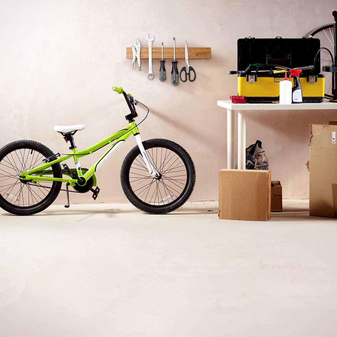 Premium Bamboo Magnetic Knife Strip Holder | Space-Saving Wall Mount for Knives & Tools - Hospitality World