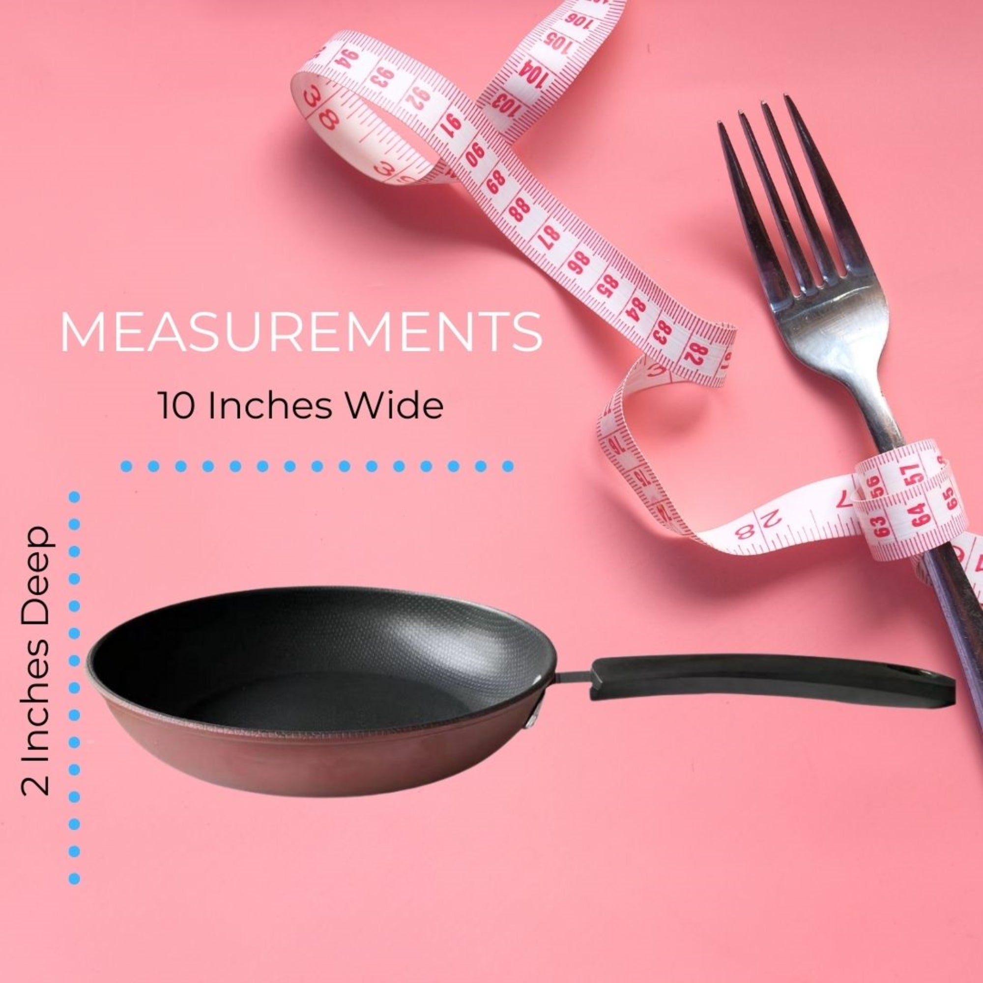 Cheftop 10-Inch Non-Stick Frying Pan/Skillet | Carbon Steel for Induction & All Stovetops - Hospitality World