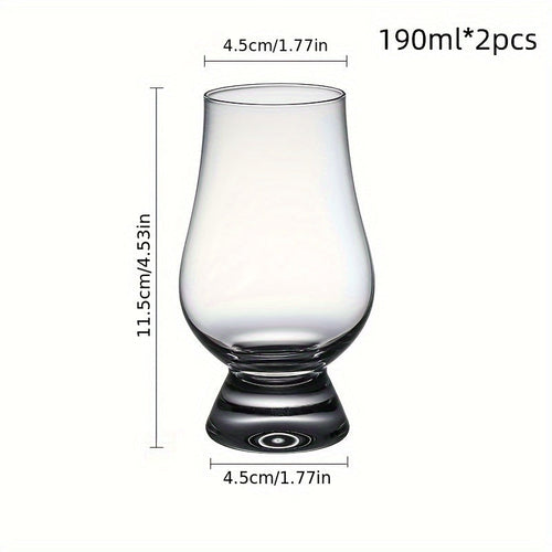 Set of 2 Premium Whiskey Snifter Glasses | Elegant Tasting Drinkware - Hospitality World