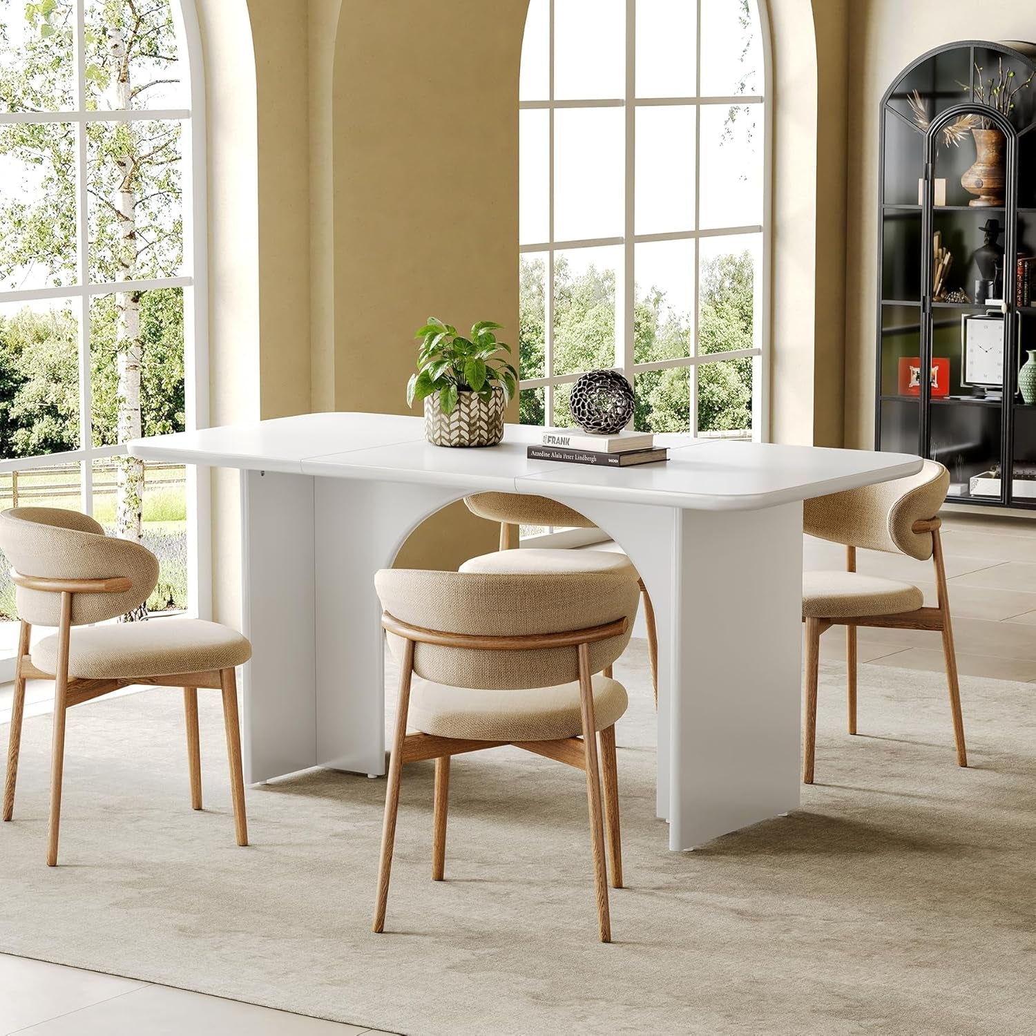 63-Inch Modern Dining Table
