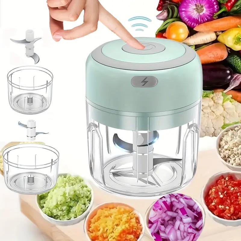 Powerful Portable Wireless Electric Garlic Blender and Food Chopper - Hospitality World