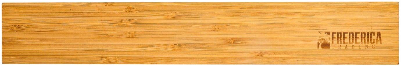 Premium Bamboo Magnetic Knife Strip Holder | Space-Saving Wall Mount for Knives & Tools - Hospitality World