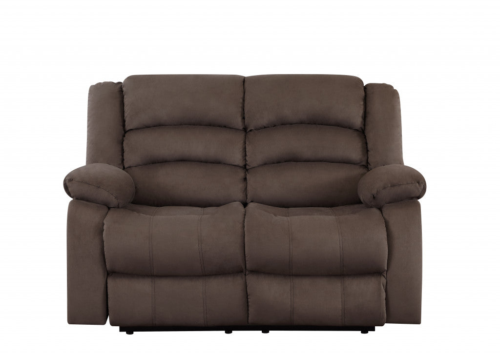 120" Contemporary Brown Fabric Sofa Set | Luxury Seating - Hospitality World