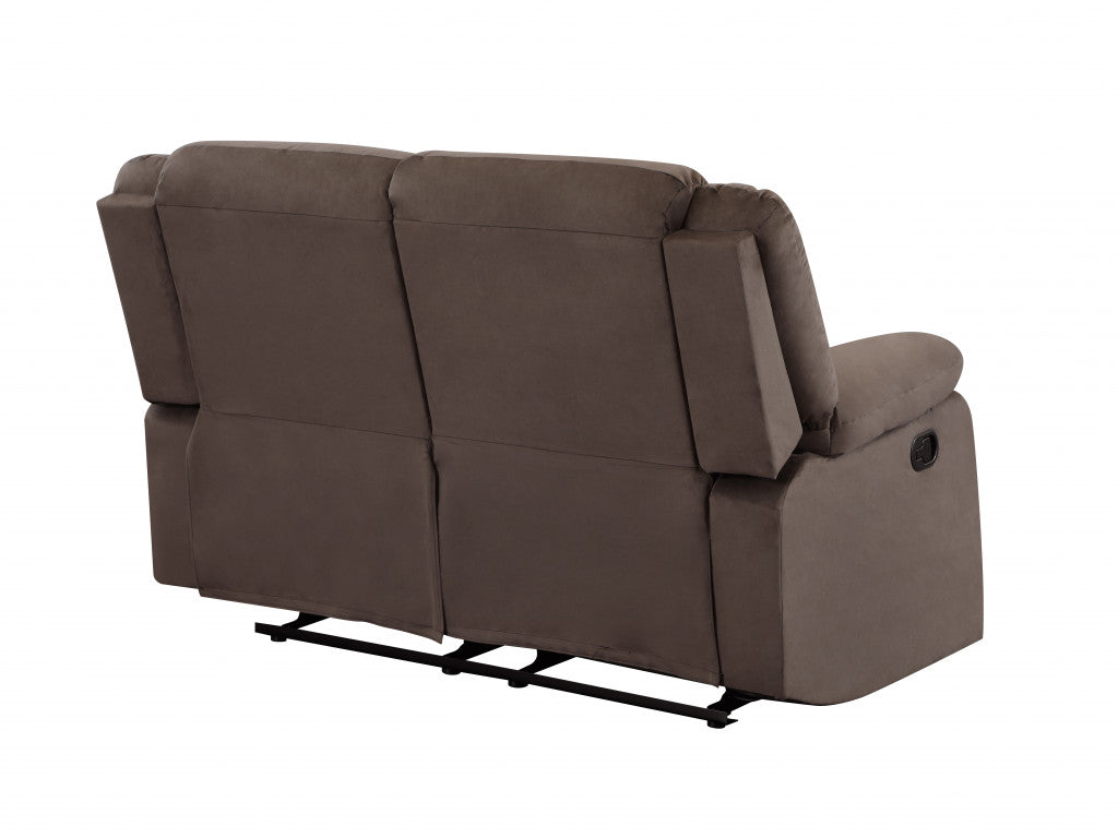 120" Contemporary Brown Fabric Sofa Set | Luxury Seating - Hospitality World