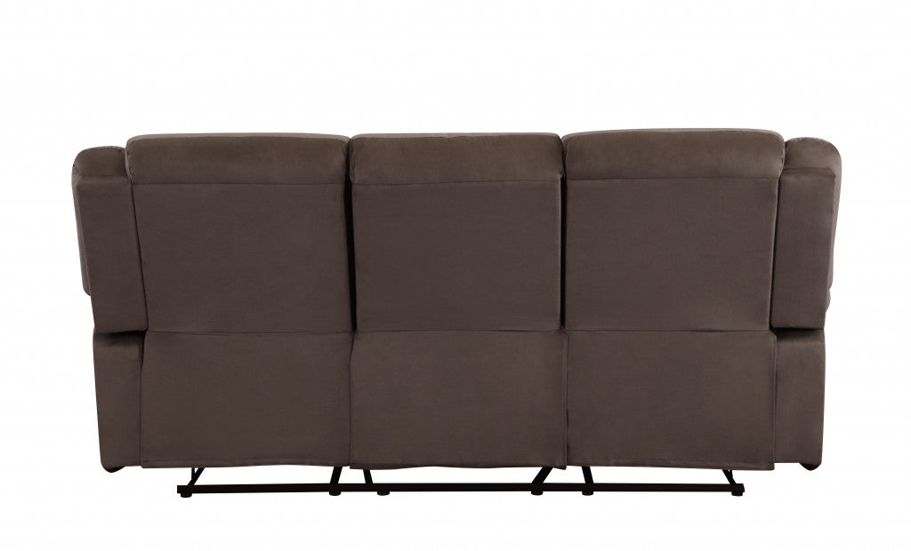 120" Contemporary Brown Fabric Sofa Set | Luxury Seating - Hospitality World