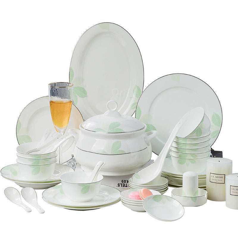 Bone China Tableware Set | 28- or 56-Piece Configuration | Hospitality World