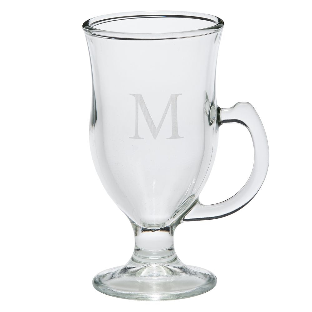 Set of 12 Glass Irish Coffee Mugs | 8 oz Footed Mugs for Hot Drinks - Hospitality World