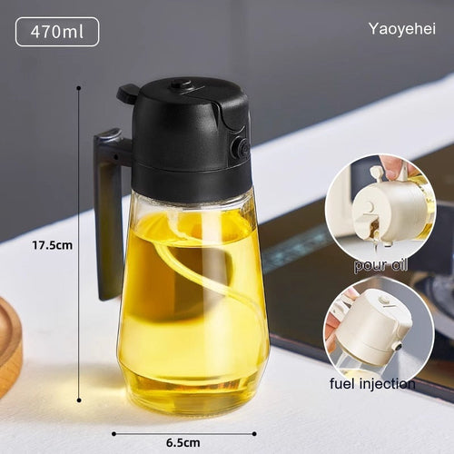 470ML 2-in-1 Olive Oil Sprayer and Pourer Dispenser for Cooking & BBQ - Hospitality World