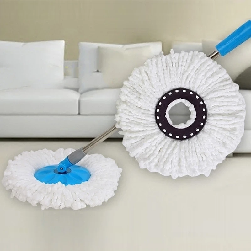 6-Pack Microfiber Mop Head Refills for 360° Spin Mops | Universal Fit & Washable - Hospitality World