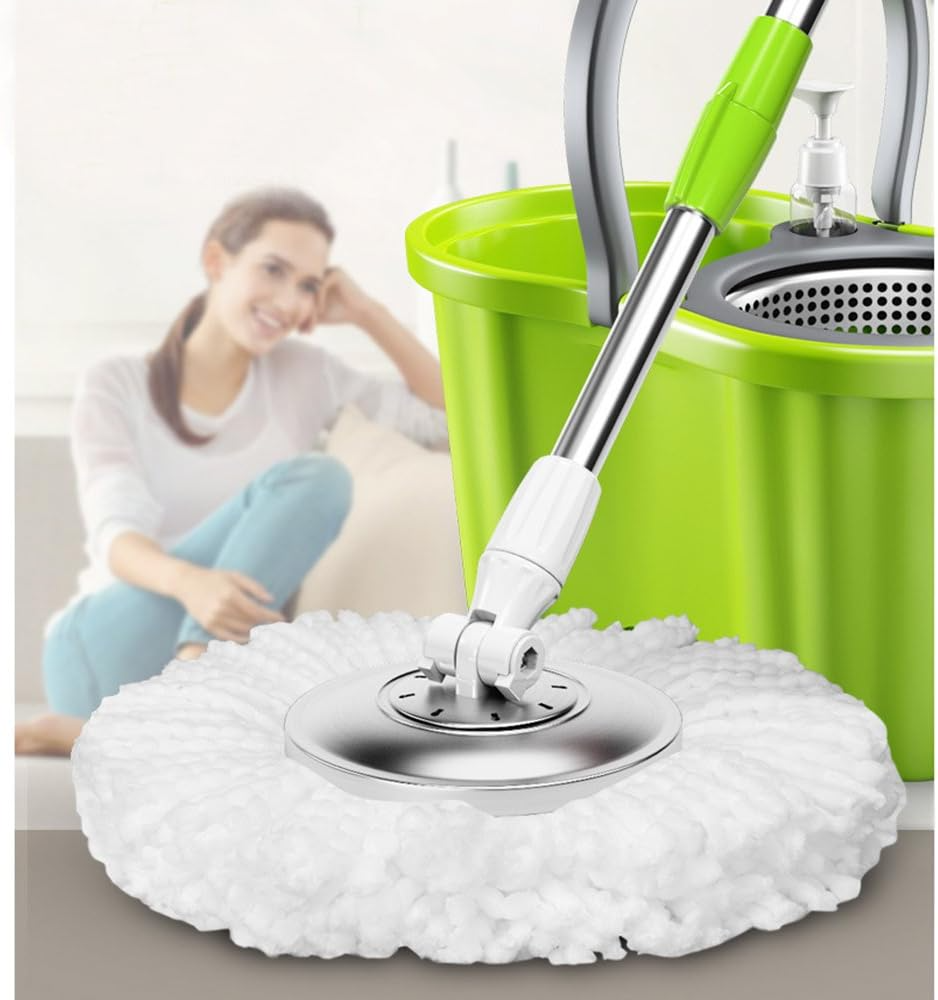 6-Pack Microfiber Mop Head Refills for 360° Spin Mops | Universal Fit & Washable - Hospitality World