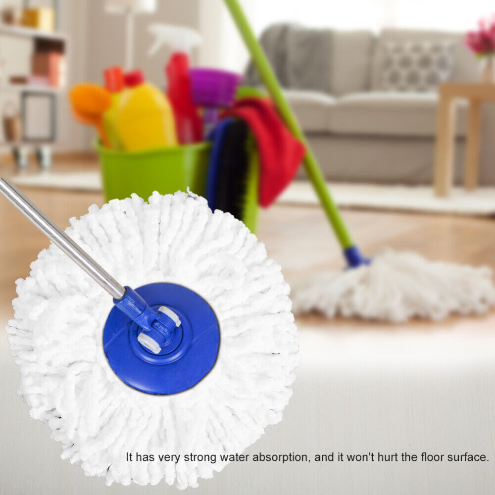 6-Pack Microfiber Mop Head Refills for 360° Spin Mops | Universal Fit & Washable - Hospitality World