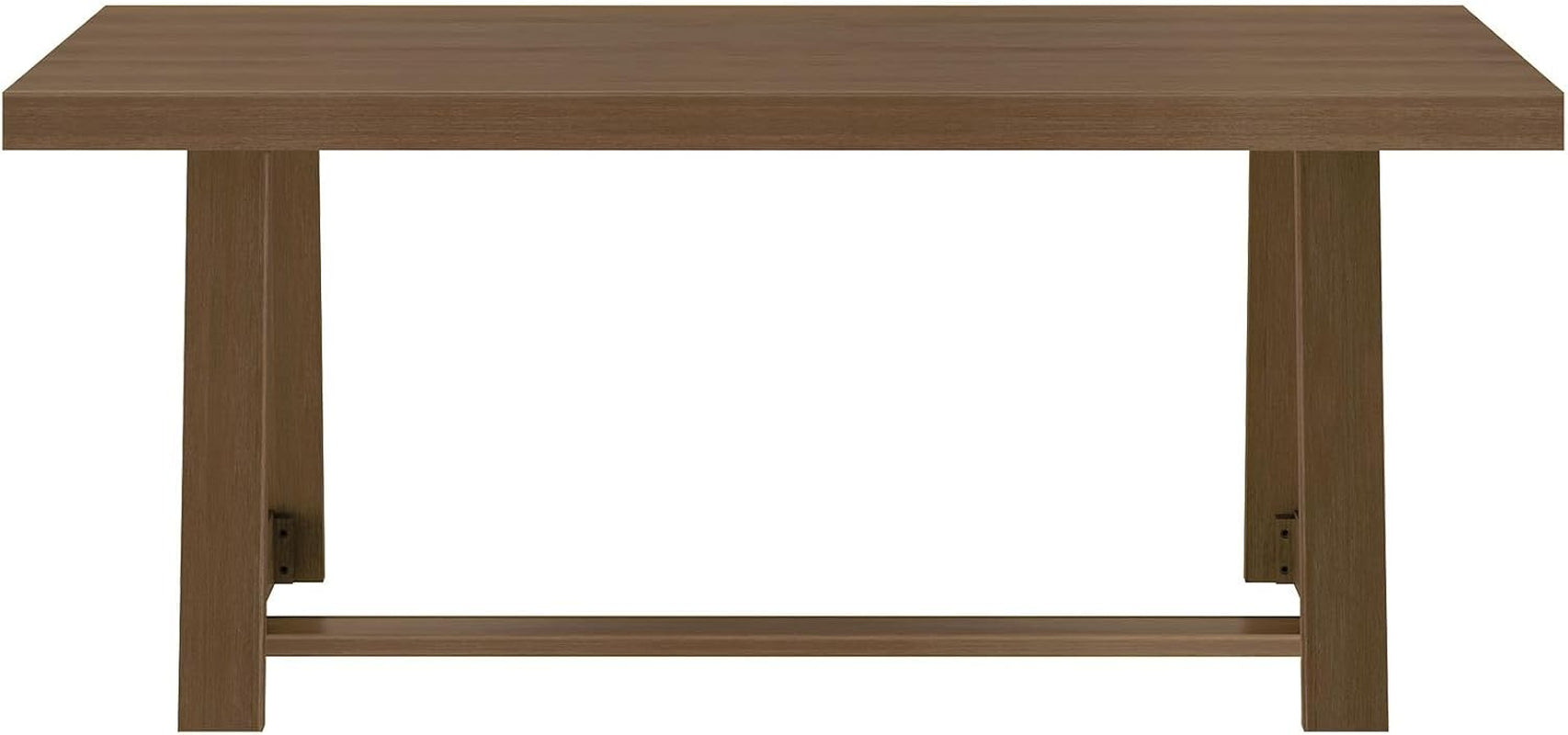 72" Farmhouse Dining Table | Solid Wood Rustic Kitchen Table - Hospitality World