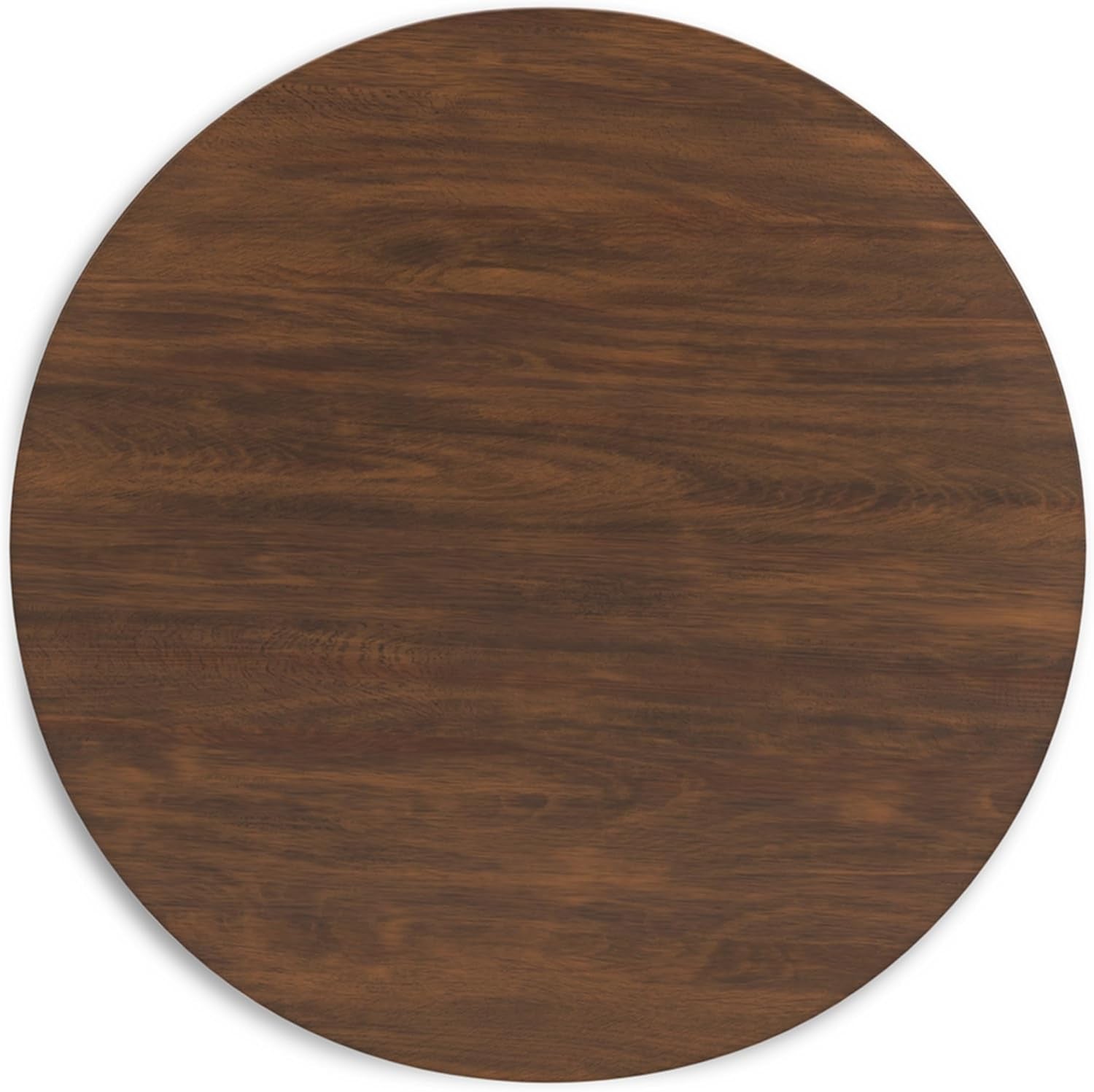 Lyncott 45" Traditional Round Dining Table, Brown Wood - Hospitality World
