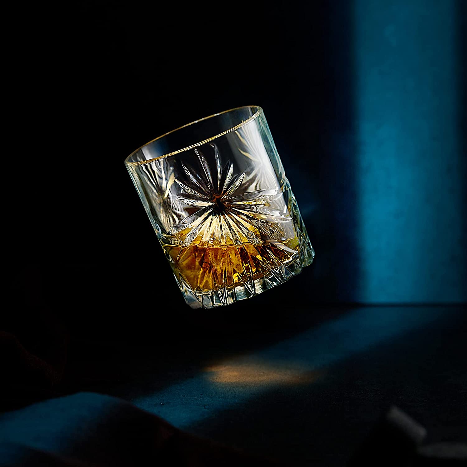 Soleil Glass Whiskey Tumbler | High-Clarity Crystal Glass - Hospitality World