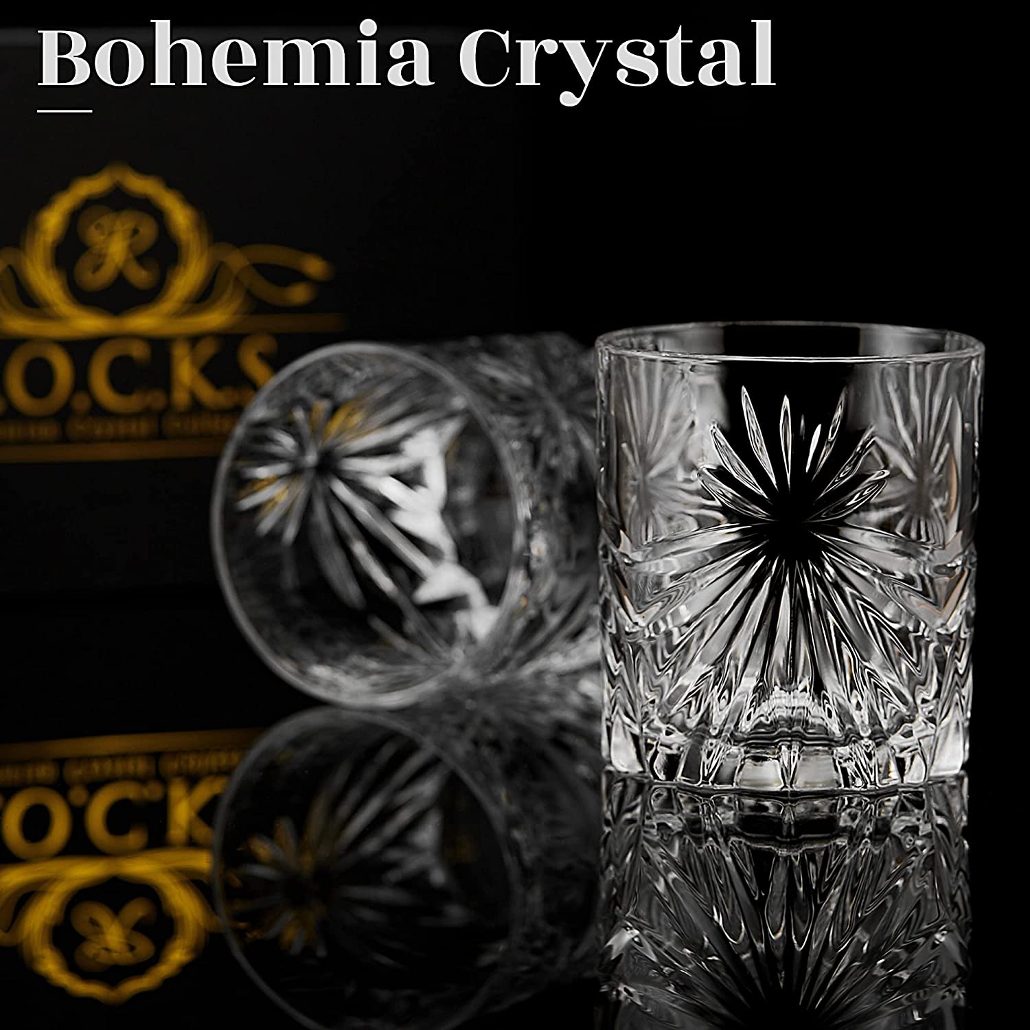 Soleil Glass Whiskey Tumbler | High-Clarity Crystal Glass - Hospitality World