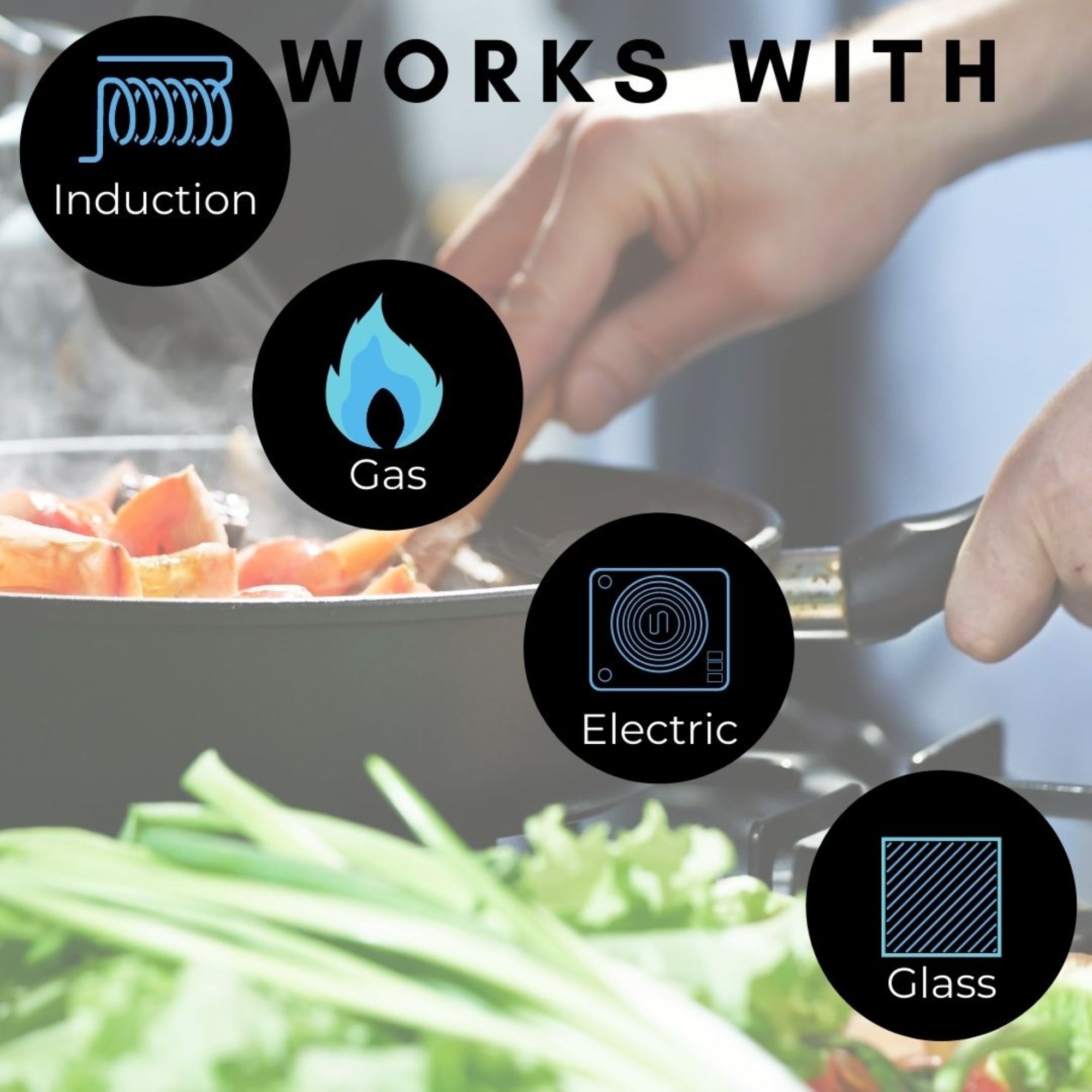 Cheftop 10-Inch Non-Stick Frying Pan/Skillet | Carbon Steel for Induction & All Stovetops - Hospitality World