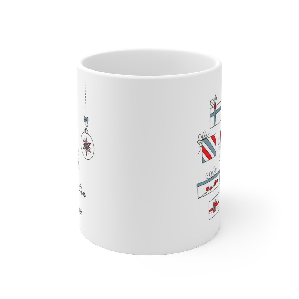 Merry Christmas' Mug | Festive Stockings & Presents Design - Hospitality World