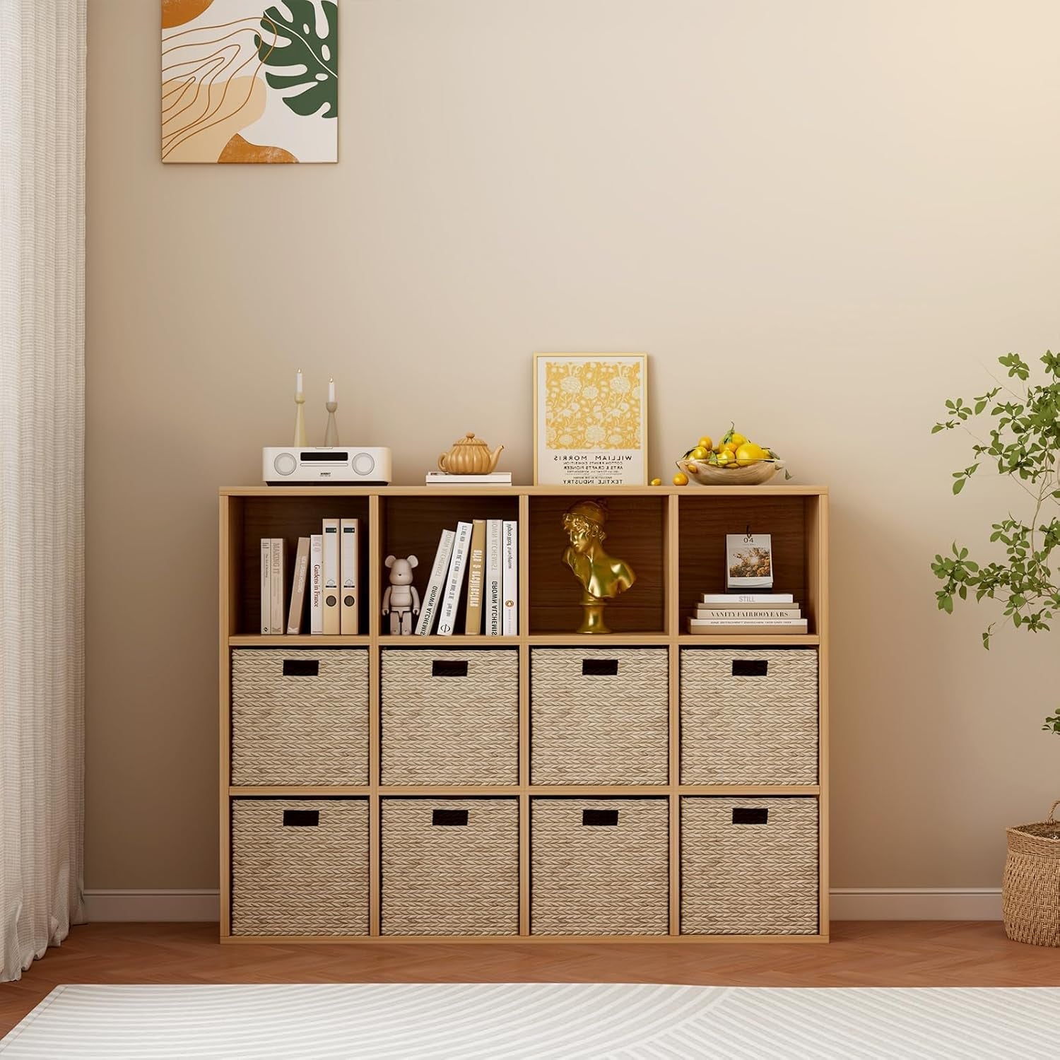 Modern 12-Cube Storage Shelf Bookcase & Display Unit - Hospitality World