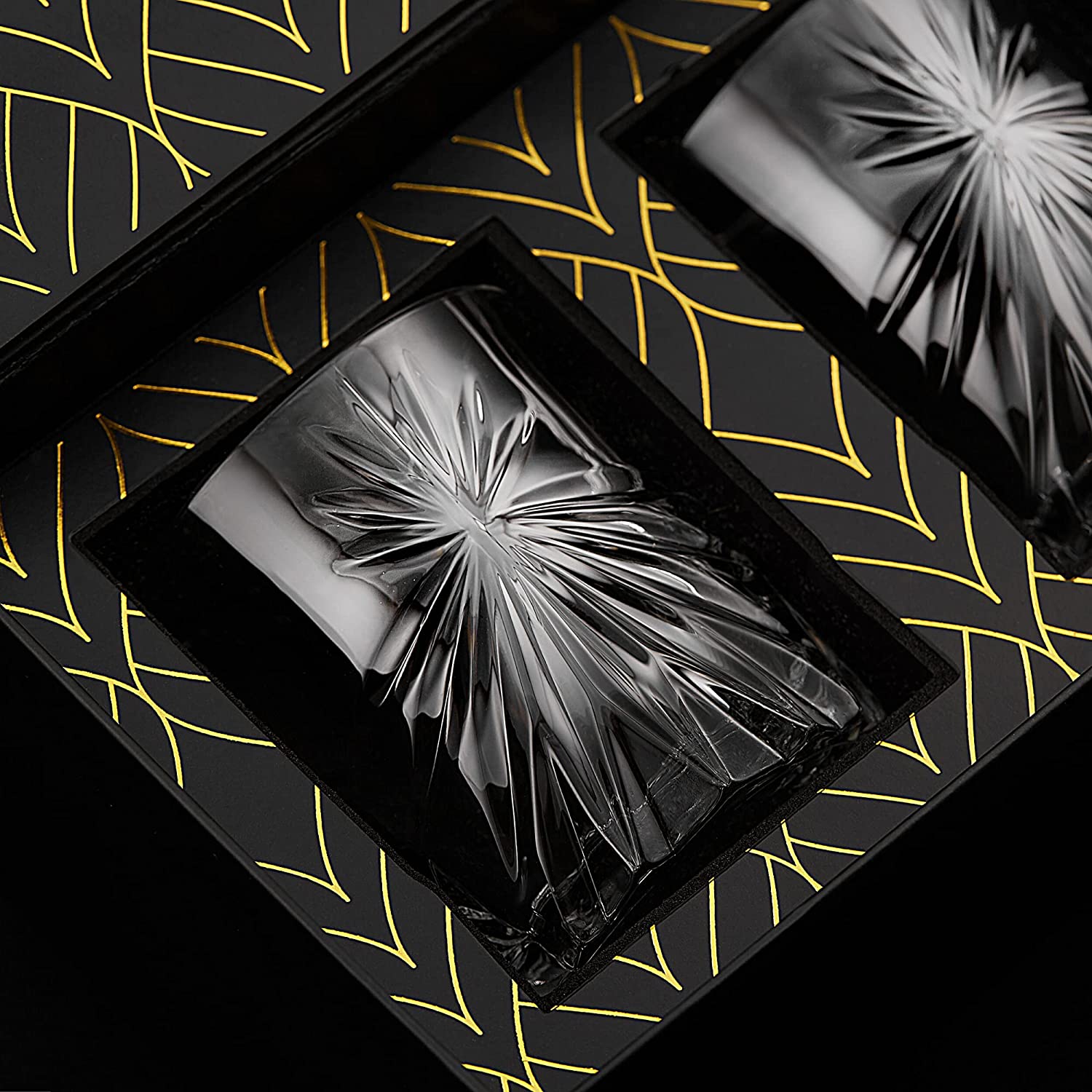 Soleil Glass Whiskey Tumbler | High-Clarity Crystal Glass - Hospitality World