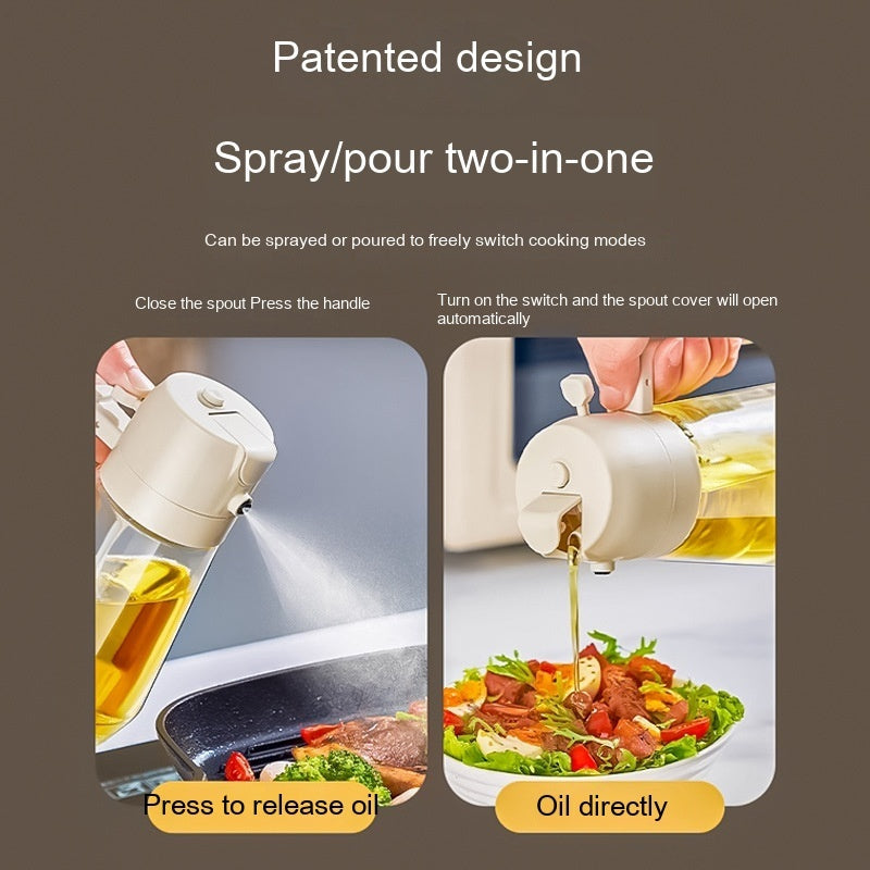 470ML 2-in-1 Olive Oil Sprayer and Pourer Dispenser for Cooking & BBQ - Hospitality World