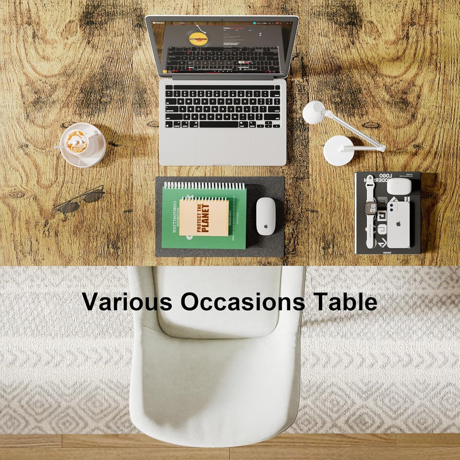 63" Extendable Dining Table | Modern Farmhouse Style - Hospitality World