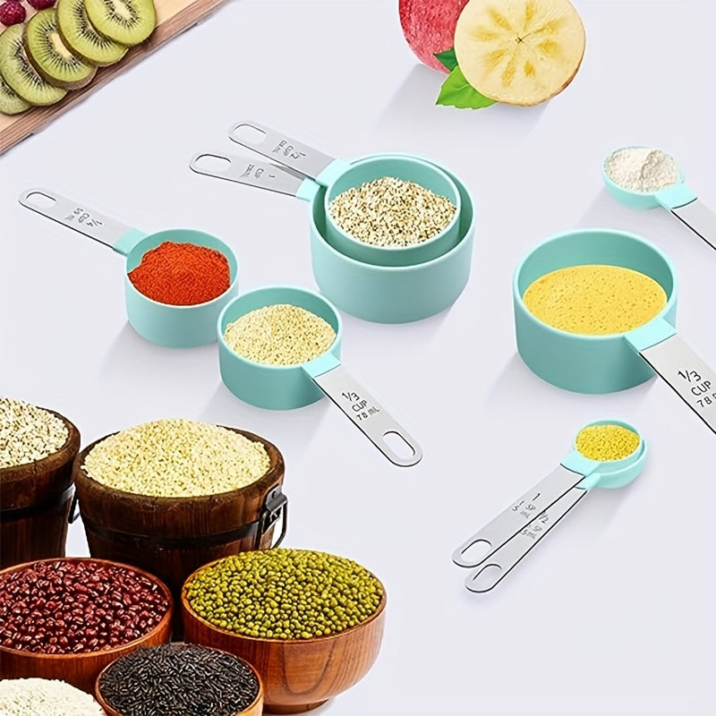 Multifunctional 8-Piece Measuring Cups & Spoons Set for Baking - Hospitality World