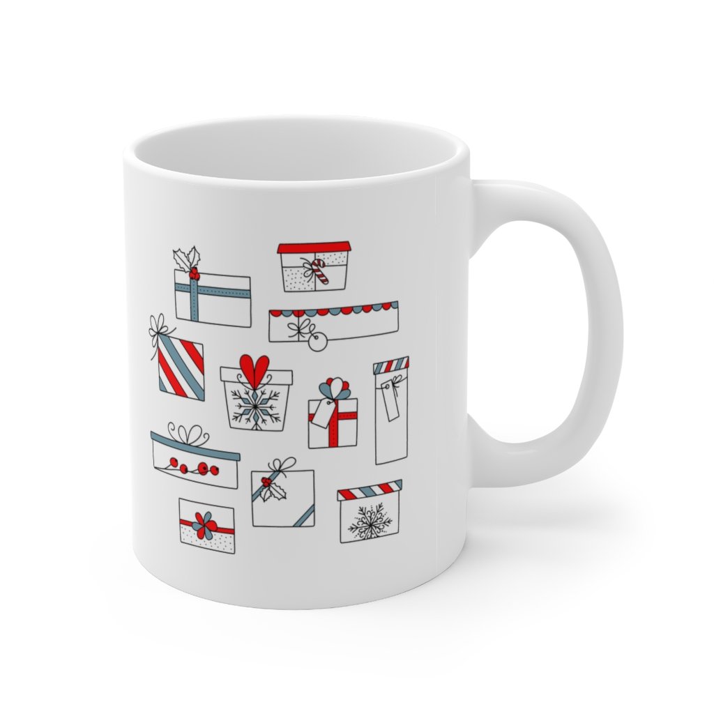 Merry Christmas' Mug | Festive Stockings & Presents Design - Hospitality World