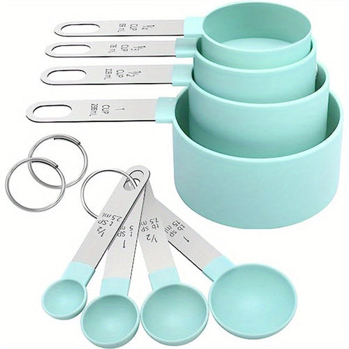 Multifunctional 8-Piece Measuring Cups & Spoons Set for Baking - Hospitality World