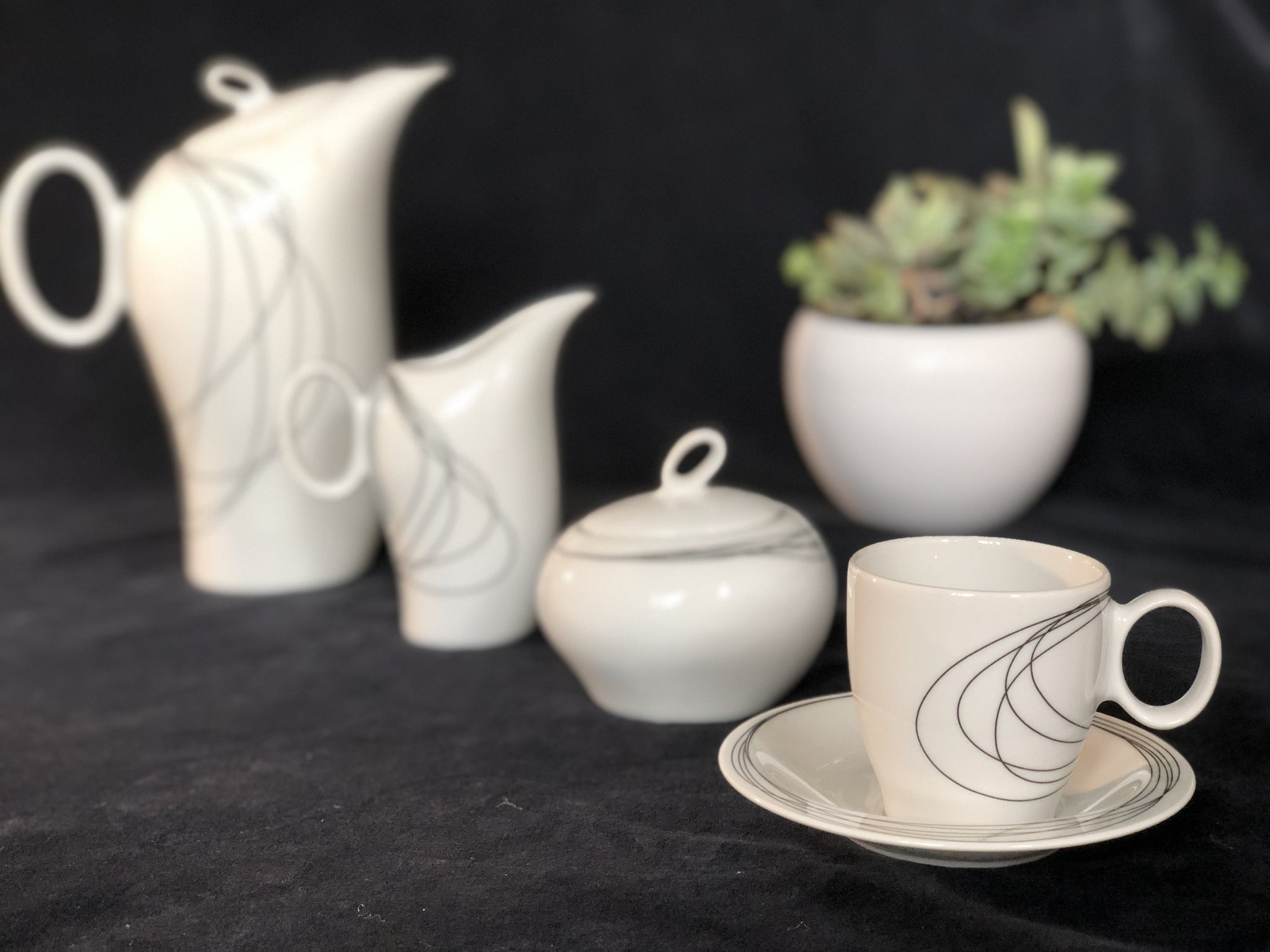 FUTURE Coffee Set | 15 Pcs. Porcelain Service for 6 | Hospitality World