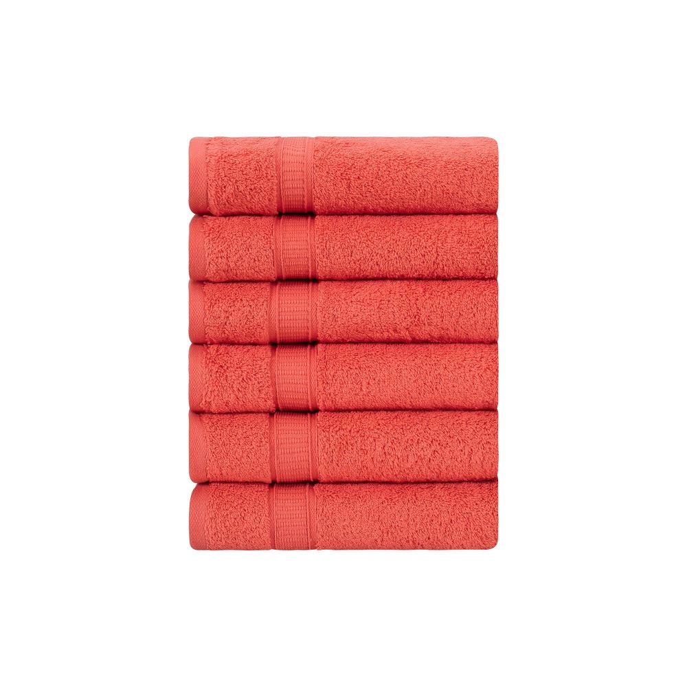 Turkish Cotton Hand Towel Set (6 Pack) - Hospitality World