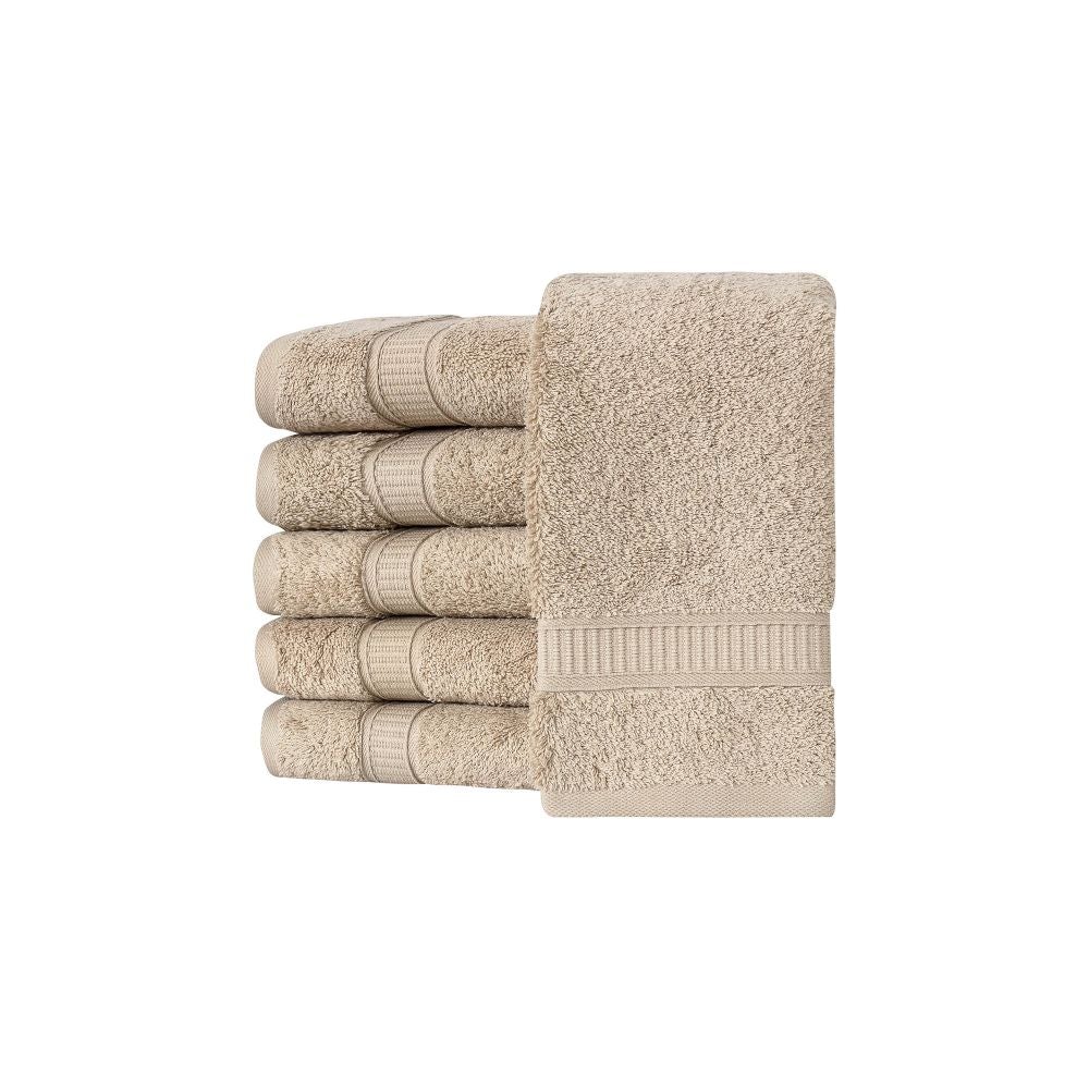 Turkish Cotton Hand Towel Set (6 Pack) - Hospitality World