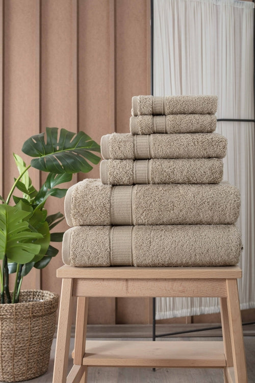 Turkish Cotton Full Bath Towel Set of 6 (600 GSM) - Hospitality World
