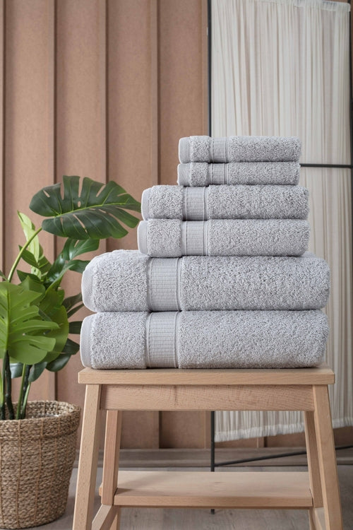 Turkish Cotton Full Bath Towel Set of 6 (600 GSM) - Hospitality World