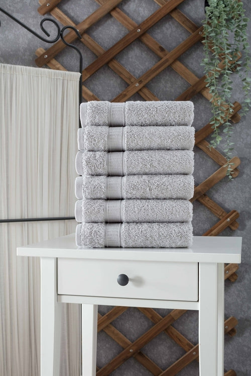 Turkish Cotton Hand Towel Set (6 Pack) - Hospitality World