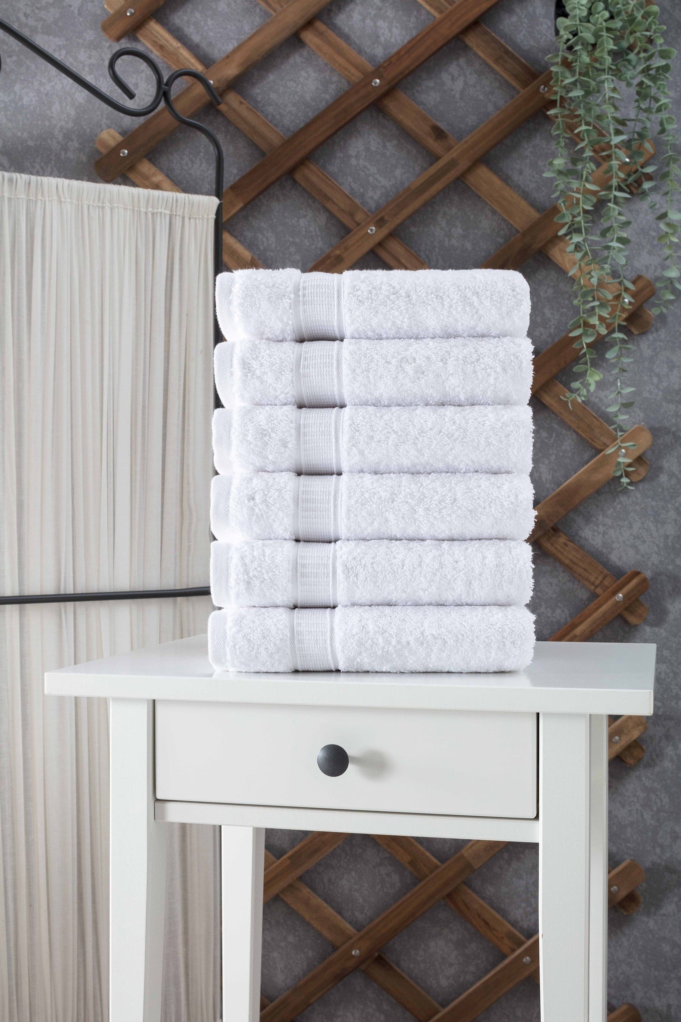 Turkish Cotton Hand Towel Set (6 Pack) - Hospitality World