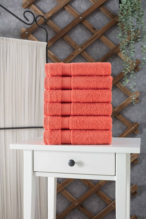 Turkish Cotton Hand Towel Set (6 Pack) - Hospitality World