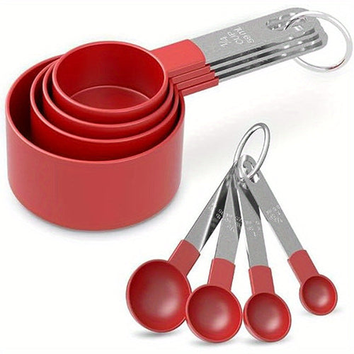 Multifunctional 8-Piece Measuring Cups & Spoons Set for Baking - Hospitality World