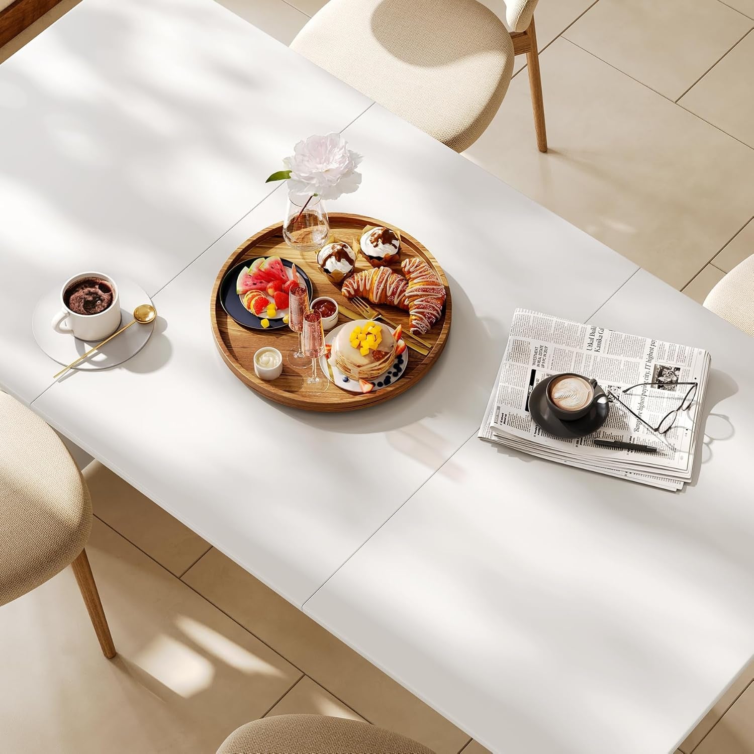 63-Inch Modern Dining Table
