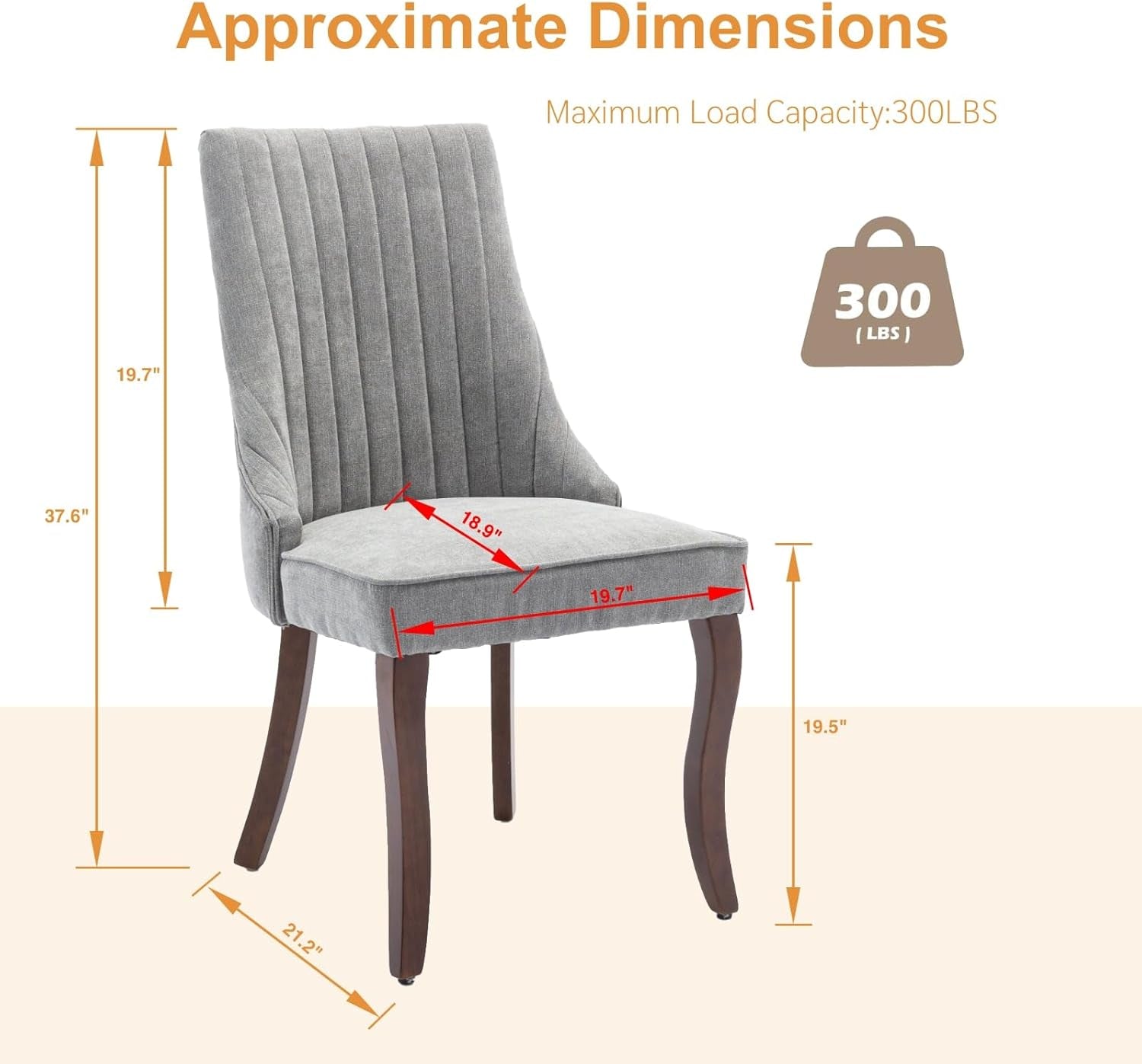 Set of 4 Velvet Dining/Accent Chairs | Grey Upholstery - Hospitality World