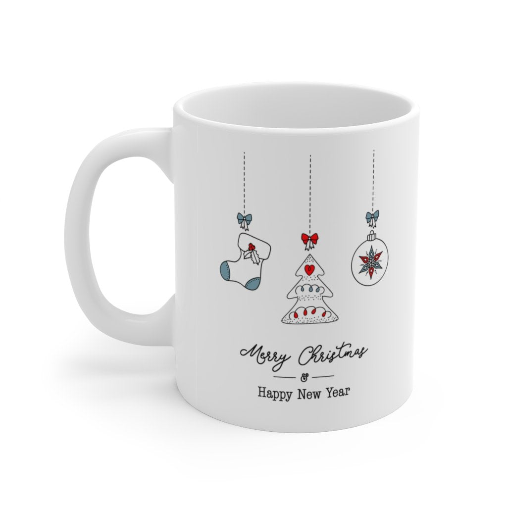 Merry Christmas' Mug | Festive Stockings & Presents Design - Hospitality World