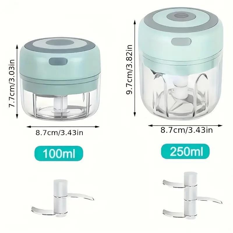 Powerful Portable Wireless Electric Garlic Blender and Food Chopper - Hospitality World
