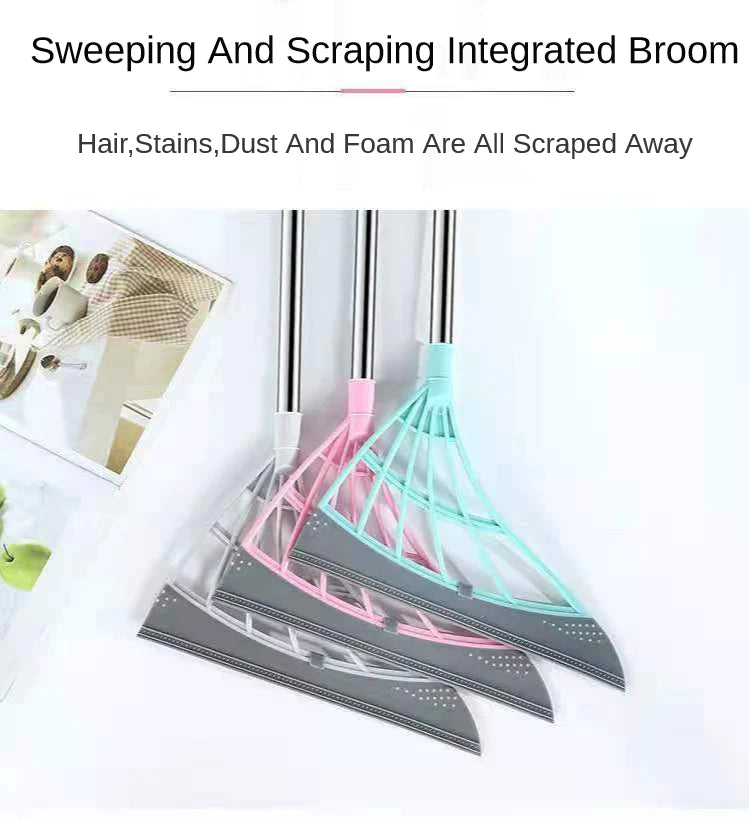 TikTok Viral Ultra Broom - 3-in-1 Magic Squeegee Scraper for Floors & Windows - Hospitality World
