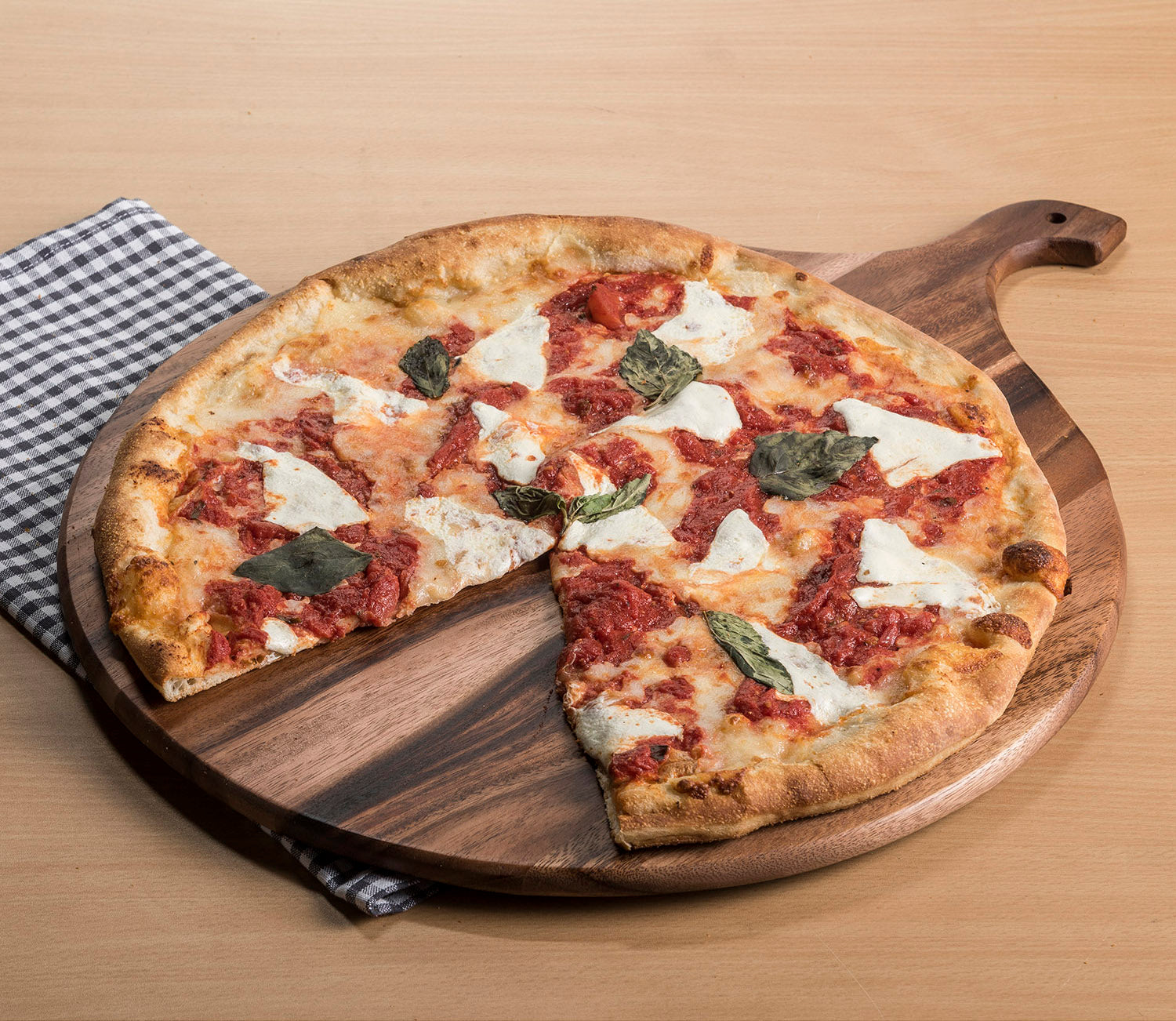 Acacia Wood Cutting & Charcuterie Board with Handle