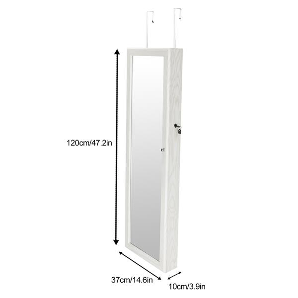 Full Body Mirror Jewelry Storage Cabinet & Dressing Mirror - Hospitality World