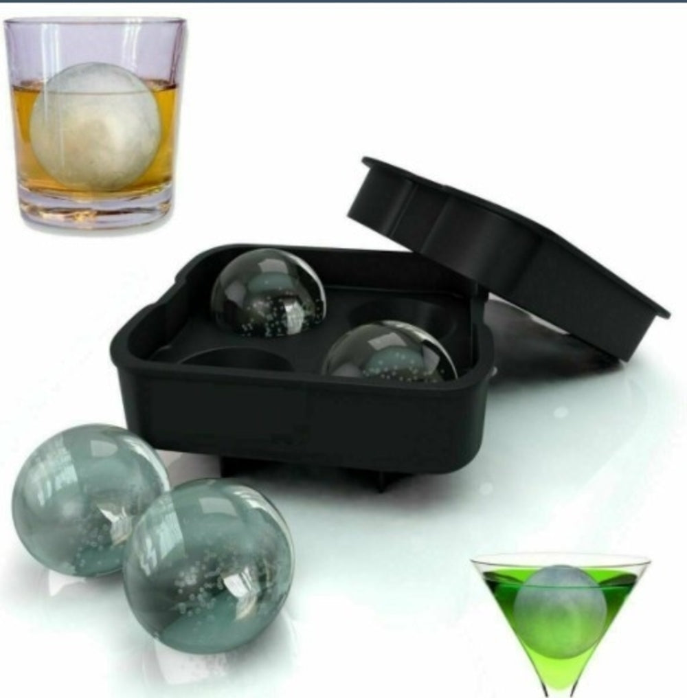 Silicone Ice Ball Maker Mold Tray - Perfect for Cocktails & Whiskey - Hospitality World