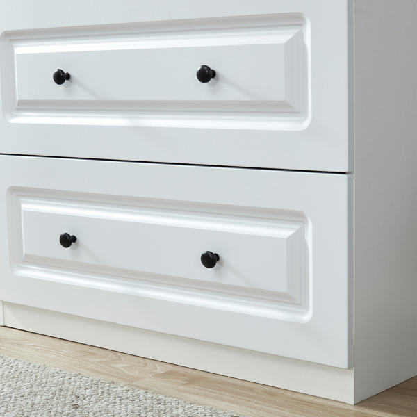 Wooden 2-Door Wardrobe Closet Armoire Cabinet - Hospitality World