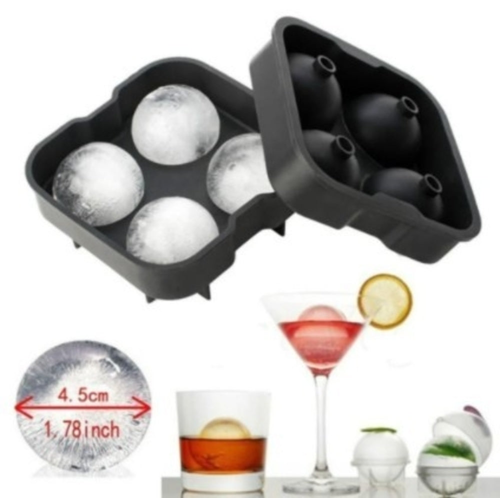 Silicone Ice Ball Maker Mold Tray - Perfect for Cocktails & Whiskey - Hospitality World