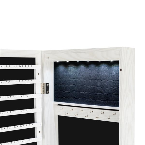 Full Body Mirror Jewelry Storage Cabinet & Dressing Mirror - Hospitality World