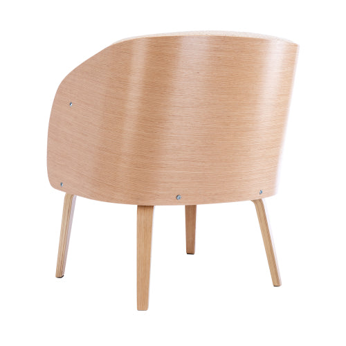 Lamb Hair Accent Chair | Beige/Yellow Upholstery - Hospitality World