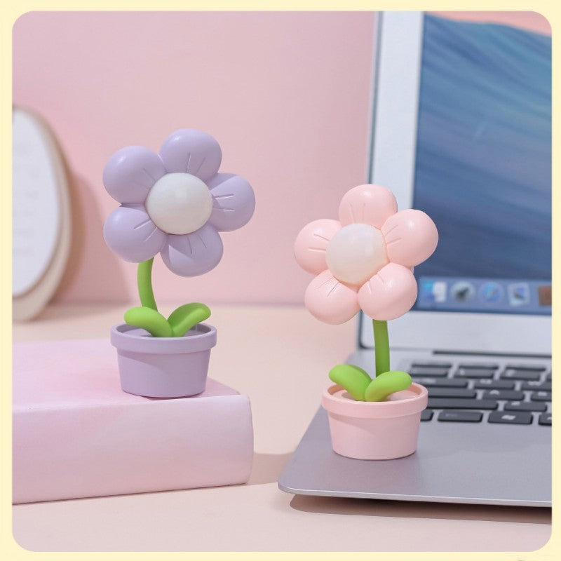 Mini Flower LED Night Lamp for Bedside & Desktop Decor - Hospitality World